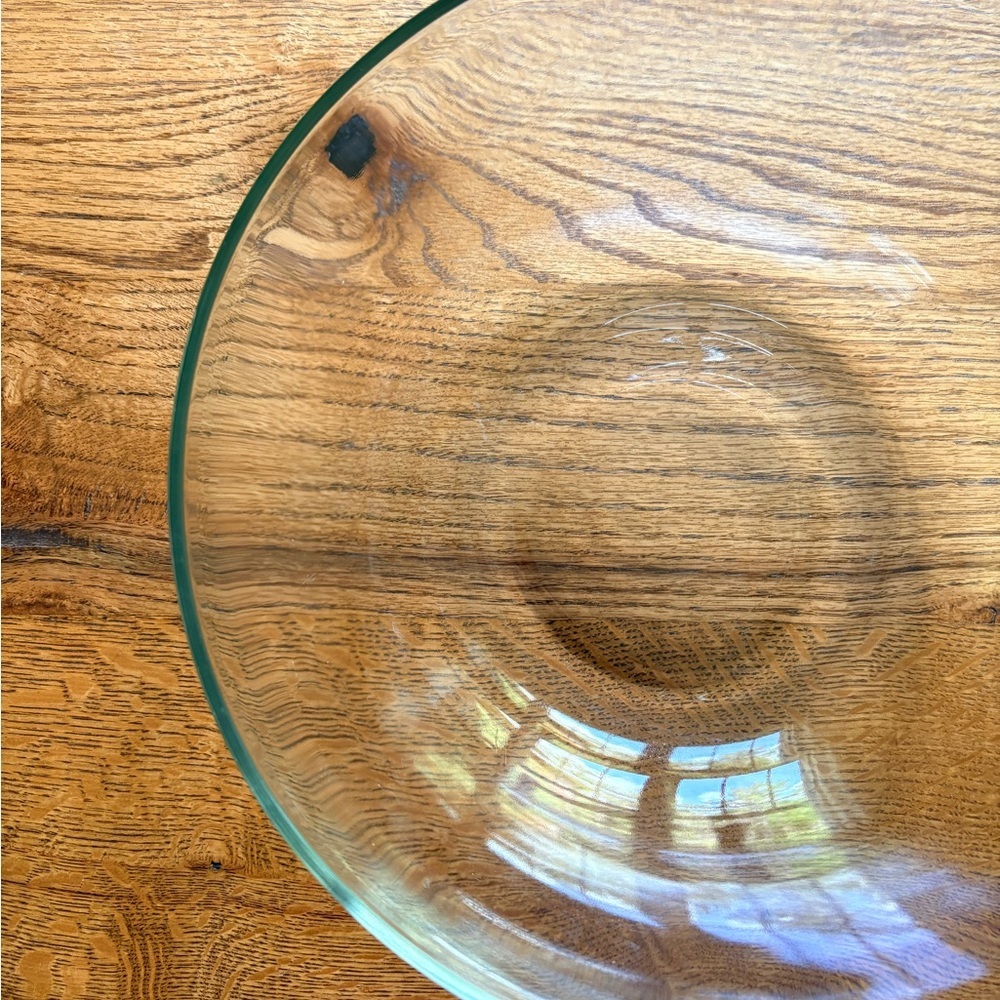 Vintage Kitchen Classics by Toscany Clear Glass Serving Bowl- Made in USA w/box - Picture 4 of 12